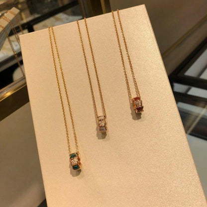 [Auream]SERPENTI PEDANT DIAMOND NECKLACE