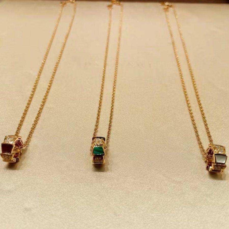 [Auream]SERPENTI PEDANT DIAMOND NECKLACE