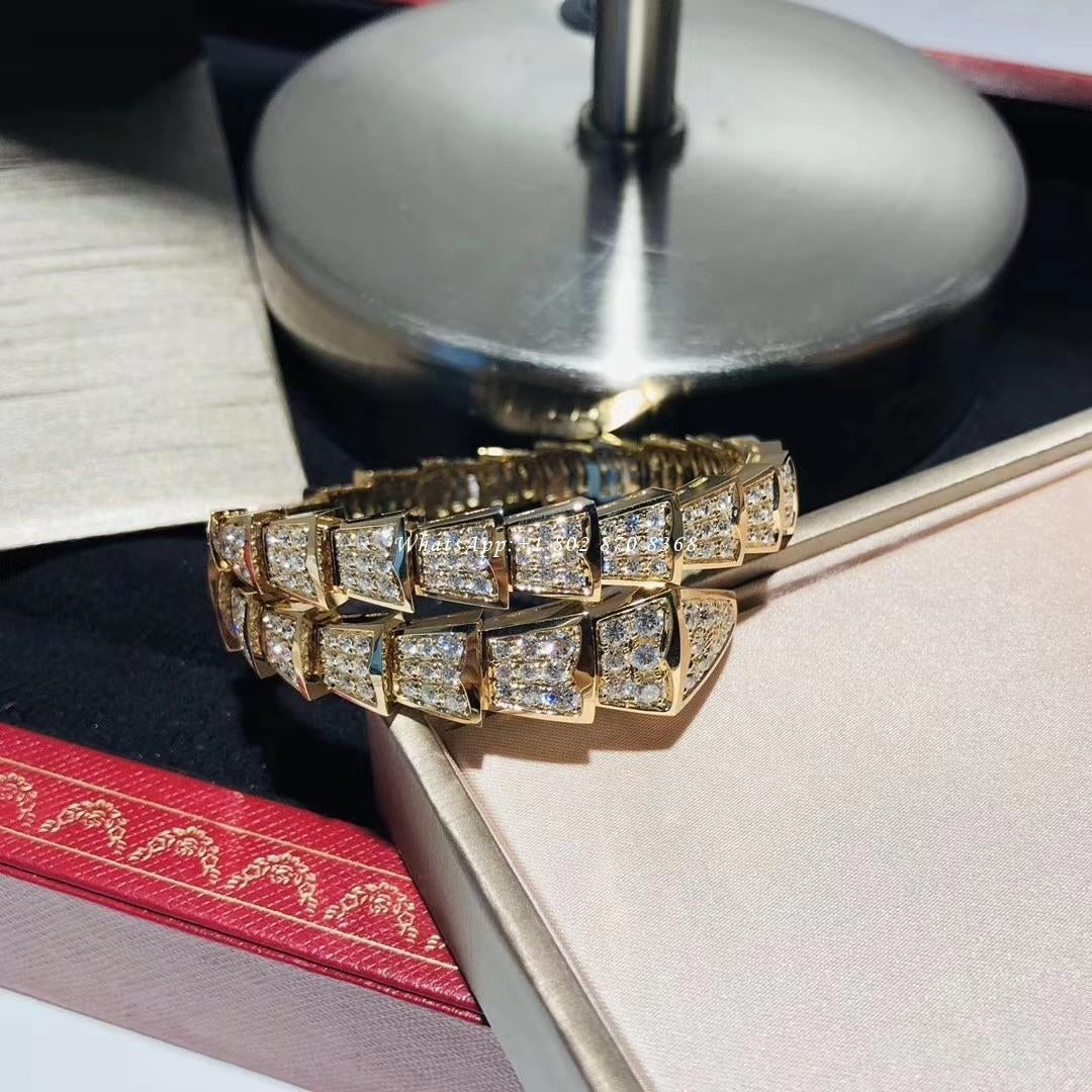 [Auream]SERPENTI BRACELET 8MM GOLD DIAMOND