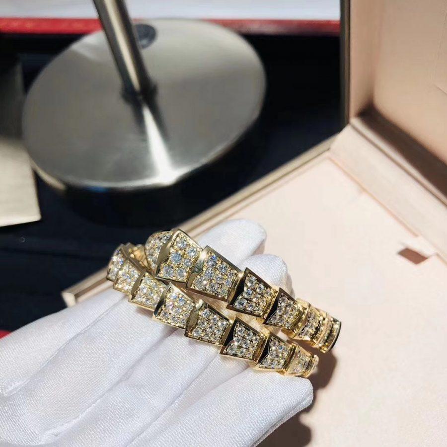 [Auream]SERPENTI BRACELET 8MM GOLD DIAMOND
