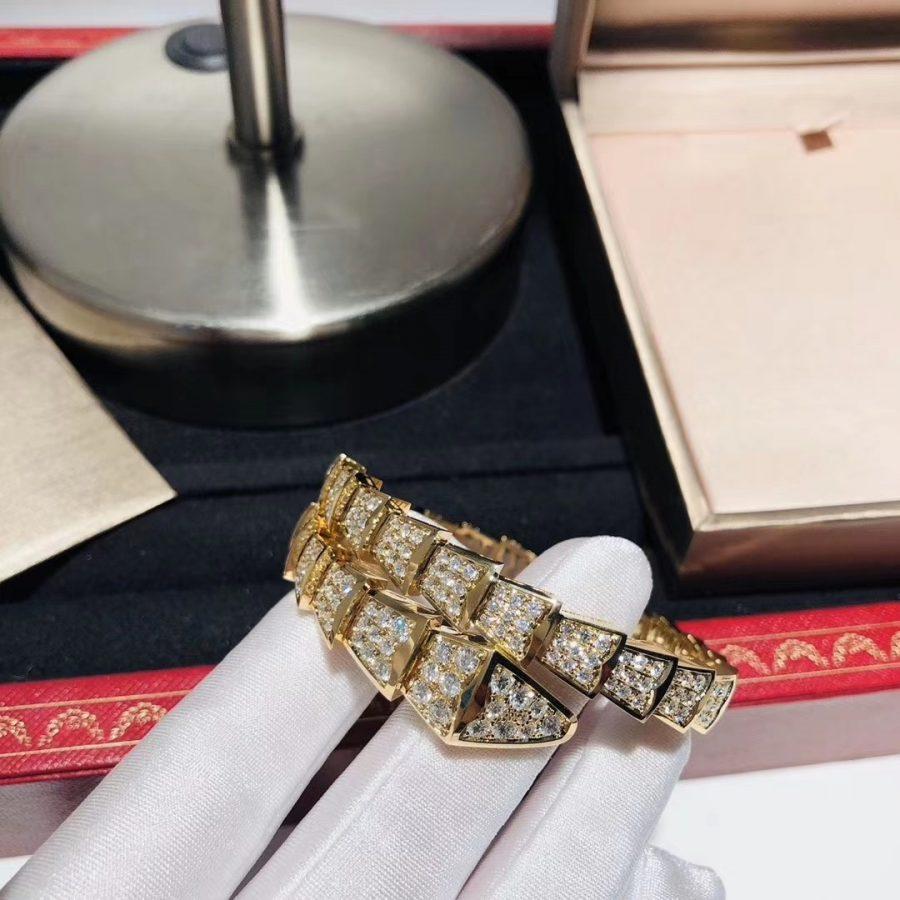 [Auream]SERPENTI BRACELET 8MM GOLD DIAMOND
