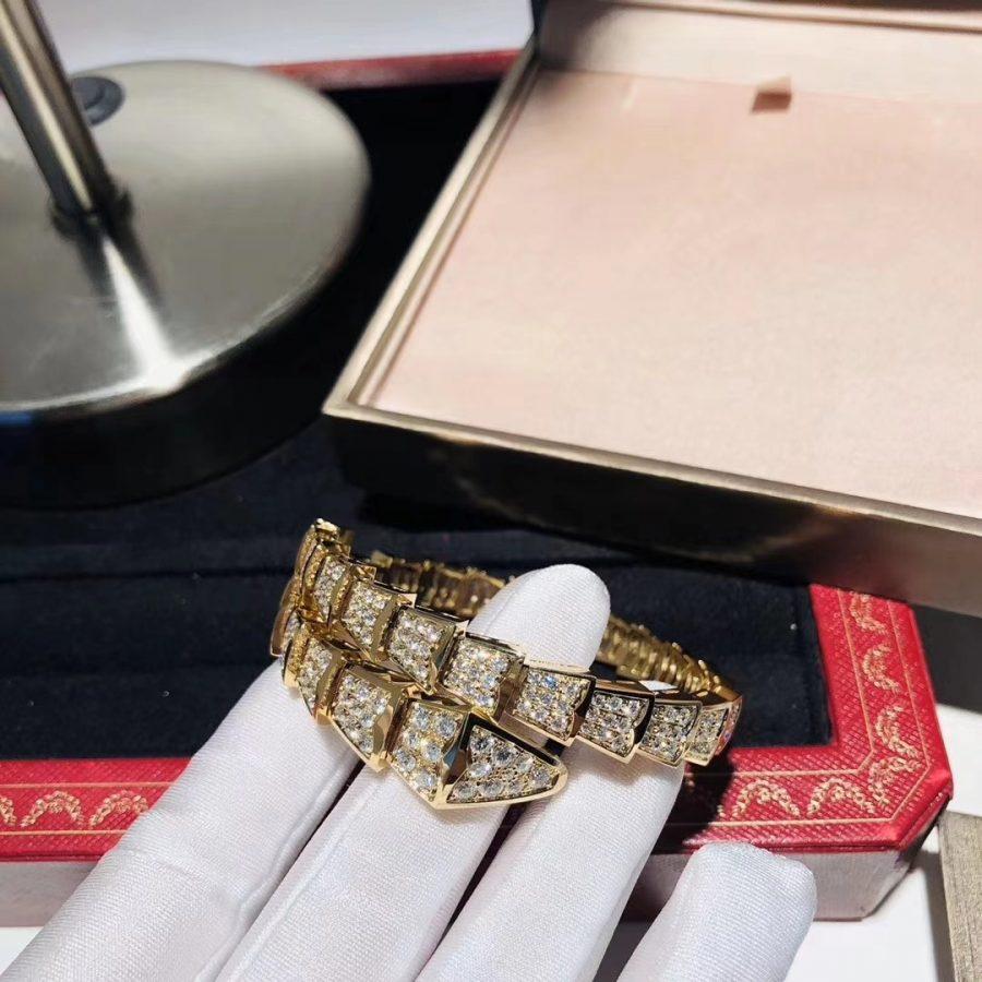 [Auream]SERPENTI BRACELET 8MM GOLD DIAMOND