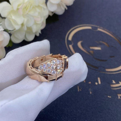 [Auream]SERPENTI RING PINK GOLD DIAMOND