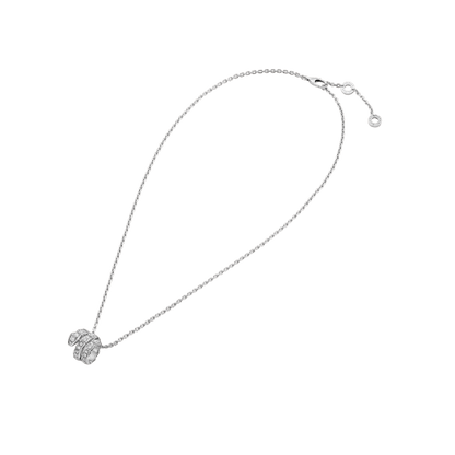 [Auream]SERPENTI  NECKLACE DOUBLE RING DIAMOND