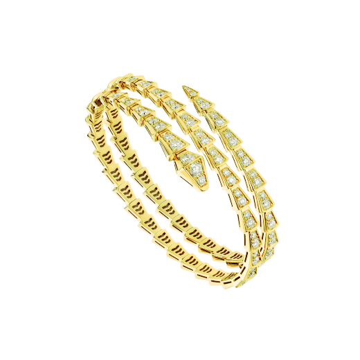 [Auream]SERPENTI BRACELET GOLD DIAMOND DOUBLE ROW