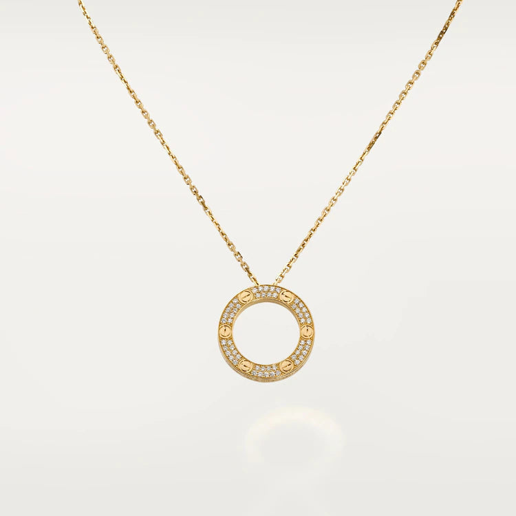 [Auream]LOVE NECKLACE ADJUSTABLE ROSE GOLD