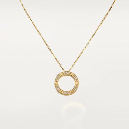 [Auream]LOVE NECKLACE ADJUSTABLE ROSE GOLD