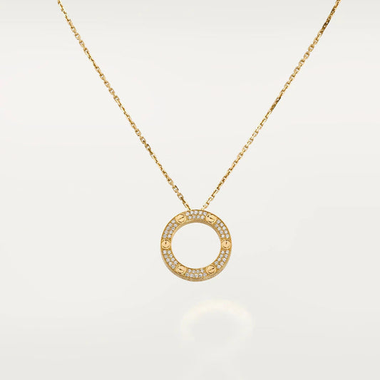 [Auream]LOVE NECKLACE ADJUSTABLE ROSE GOLD