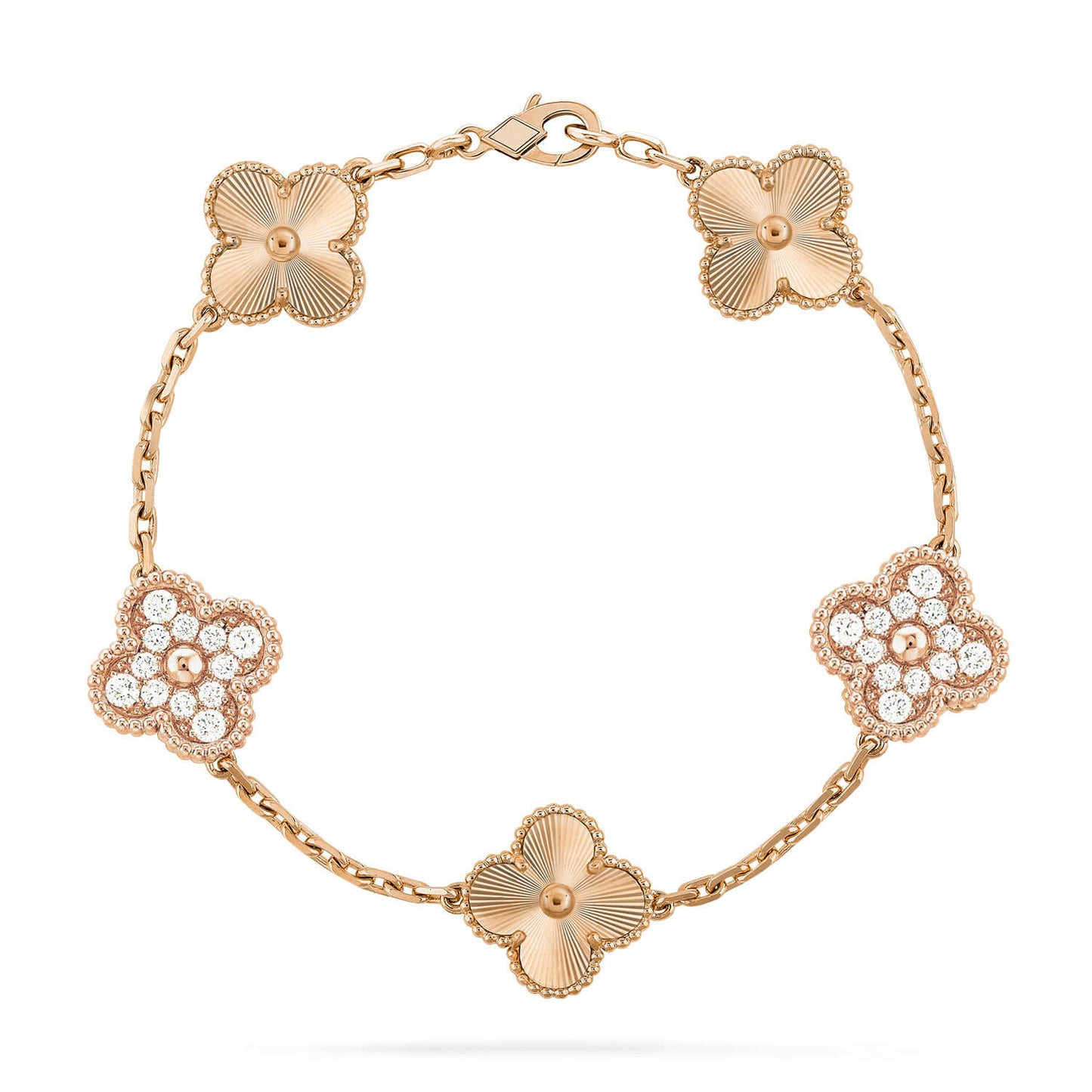 [Auream] CLOVER 5 MOTIF LASER BRACELET COLLECTION