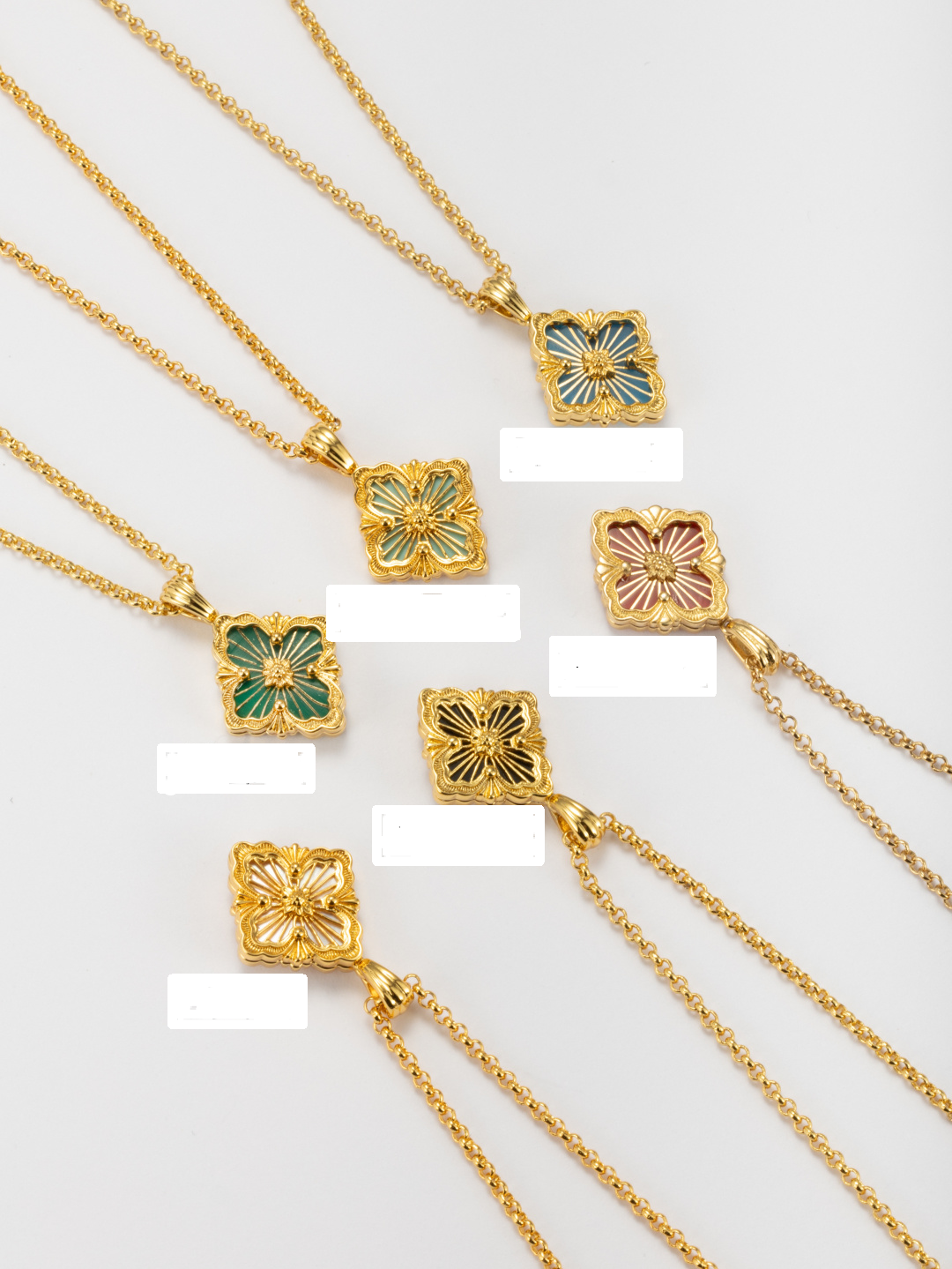 [Auream] B.C.L SMALL SIZE  ENAMEL NECKLACE（Various colors)