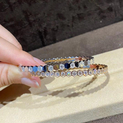 [Auream]BEE LOVE GOLD BRACELET FULL DIAMOND