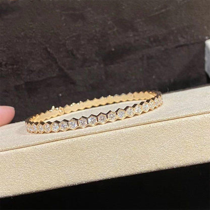 [Auream]BEE LOVE GOLD BRACELET FULL DIAMOND