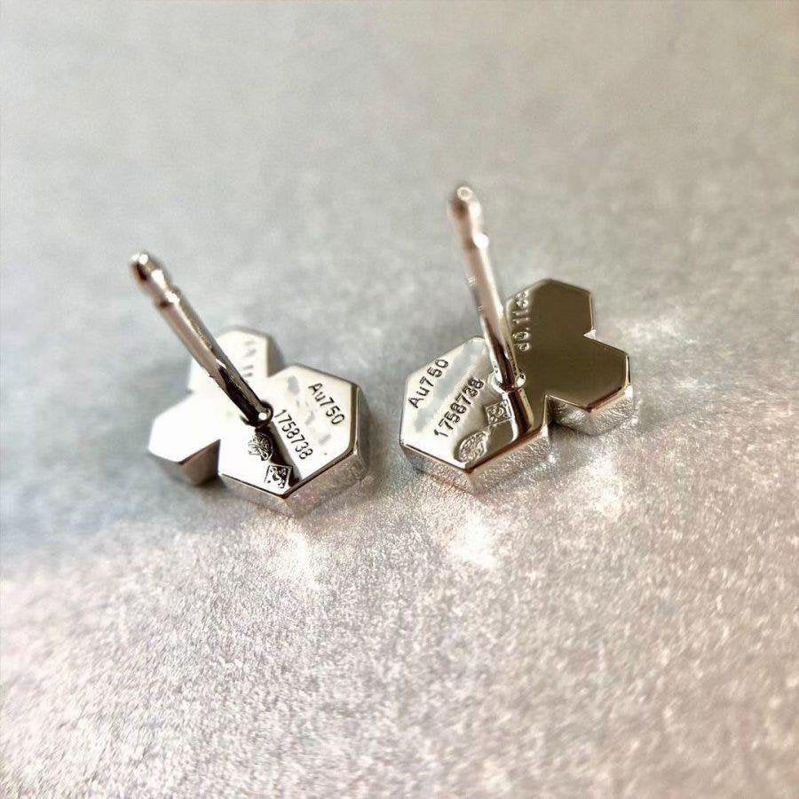[Auream]BEE LOVE SILVER DIAMOND EARRINGS