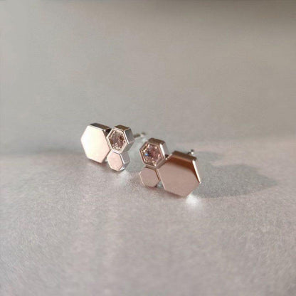 [Auream]BEE LOVE SILVER DIAMOND EARRINGS