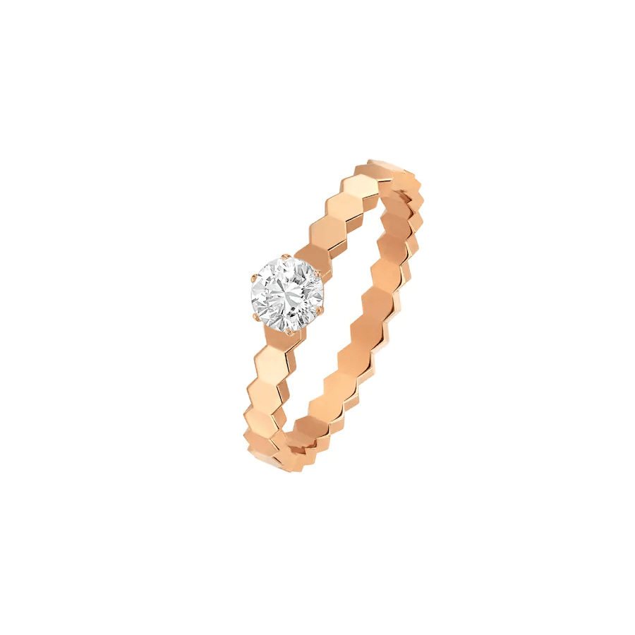 [Auream]BEE LOVE RING PINK GOLD 1 DIAMOND