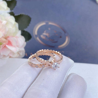 [Auream]BEE LOVE RING PINK GOLD DIAMOND
