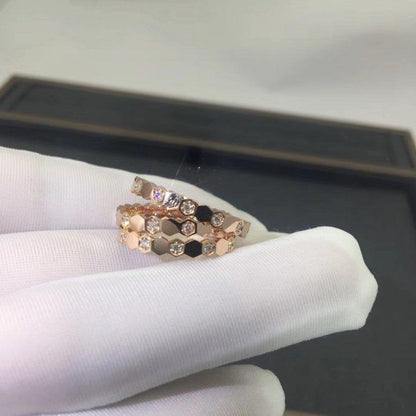 [Auream]BEE LOVE RING PINK GOLD DIAMOND