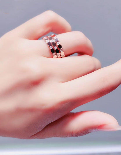 [Auream]BEE LOVE RING PINK GOLD DIAMOND
