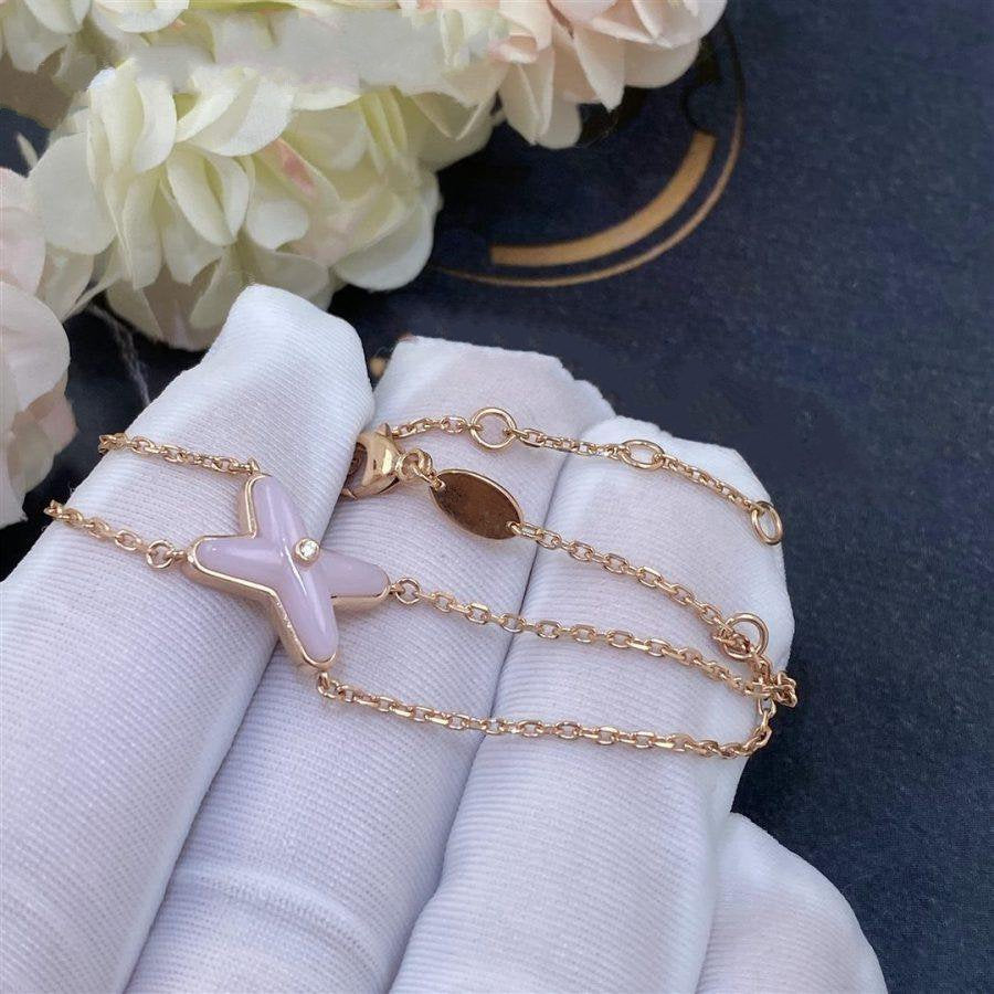 [Auream]JEUX BRACELET PINK MOP PINK GOLD 1 DIAMOND