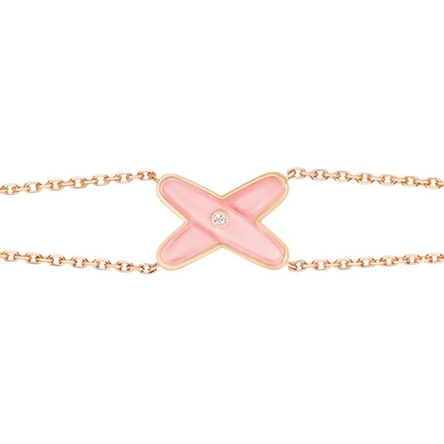 [Auream]JEUX BRACELET PINK MOP PINK GOLD 1 DIAMOND