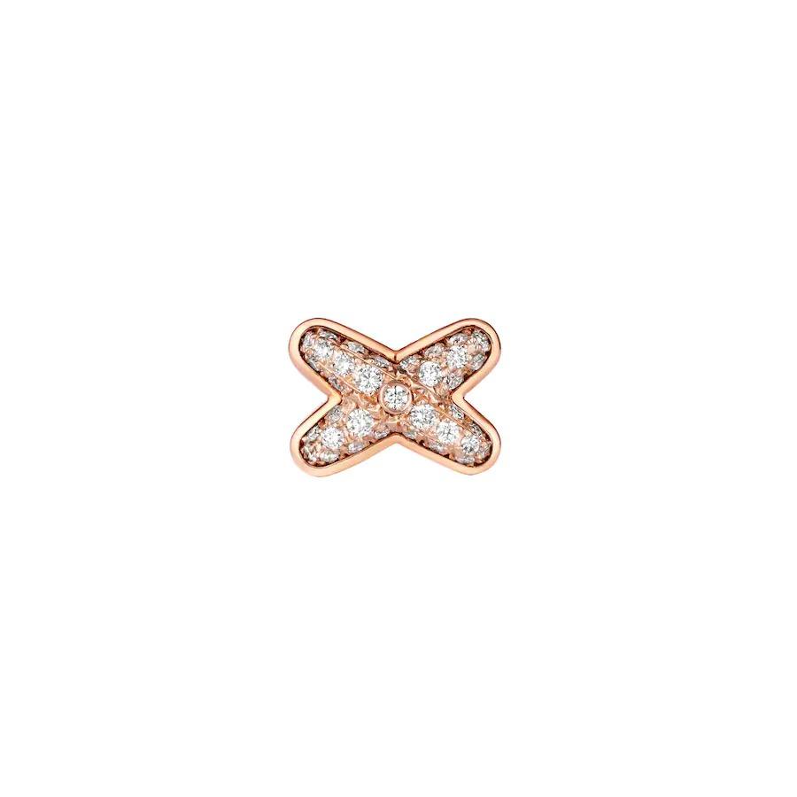 [Auream]JEUX DE PINK GOLD DIAMOND EARRINGS