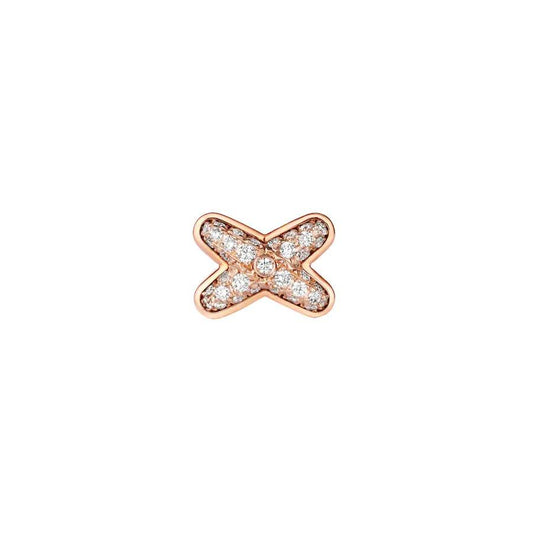 [Auream]JEUX DE PINK GOLD DIAMOND EARRINGS