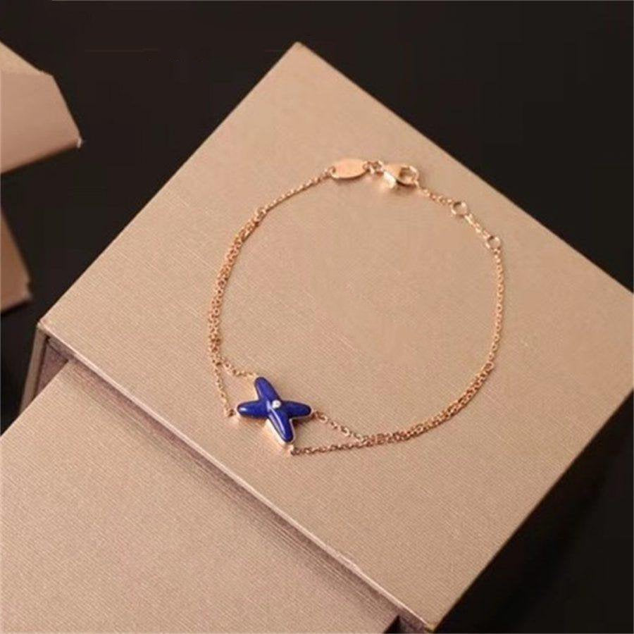 [Auream]Hollow Design Four-Leaf Clover Flower Shape Ring