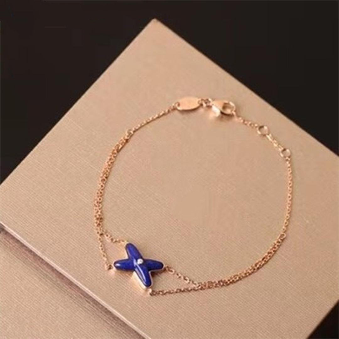 [Auream]Hollow Design Four-Leaf Clover Flower Shape Ring