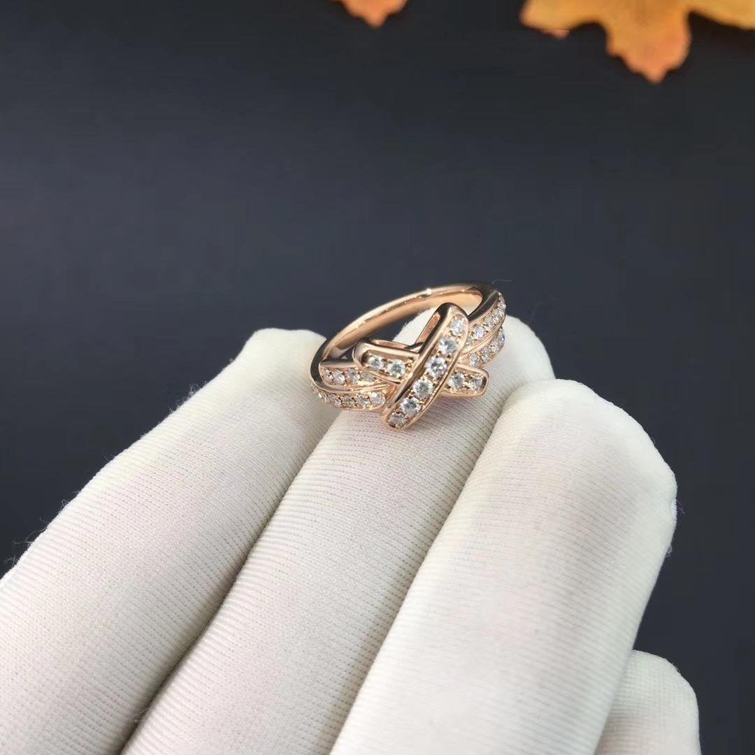 [Auream]JEUX DE RING PINK GOLD DIAMOND