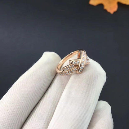 [Auream]JEUX DE RING PINK GOLD DIAMOND