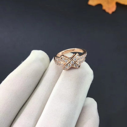 [Auream]JEUX DE RING PINK GOLD DIAMOND