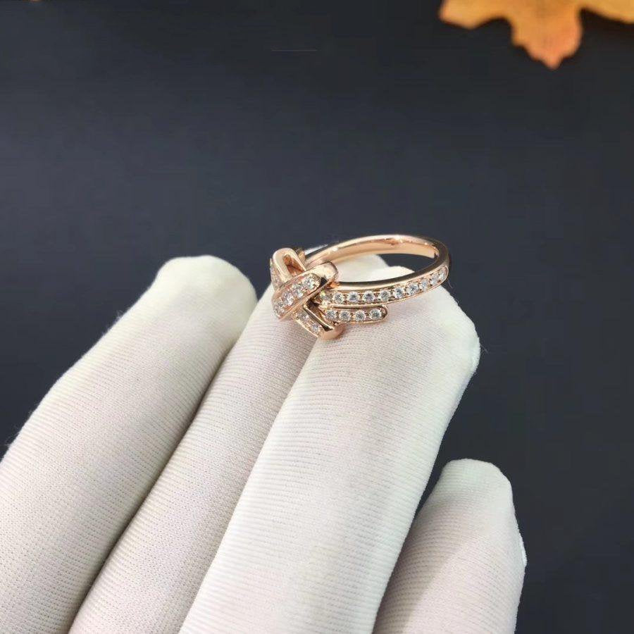 [Auream]JEUX DE RING PINK GOLD DIAMOND