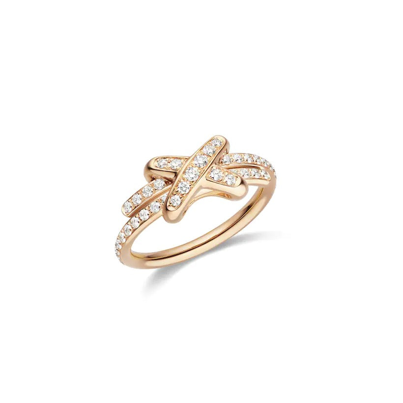 [Auream]JEUX DE RING PINK GOLD DIAMOND