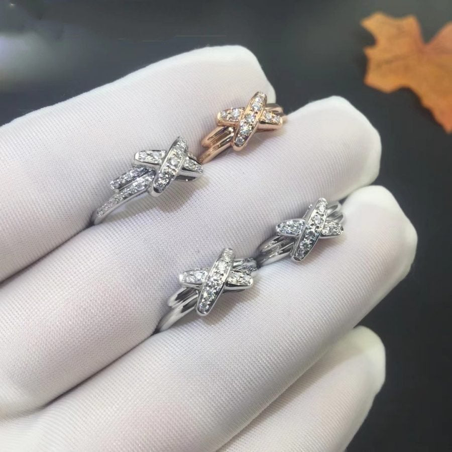 [Auream]JEUX DE SILVER DIAMOND RING