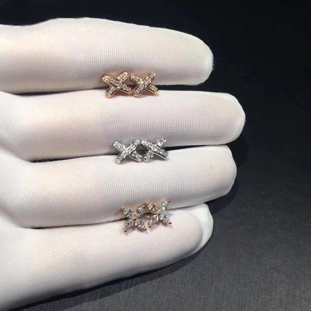[Auream]JEUX DE DIAMOND EARRINGS