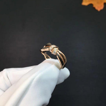 [Auream]LIENS RING PINK GOLD DIAMOND