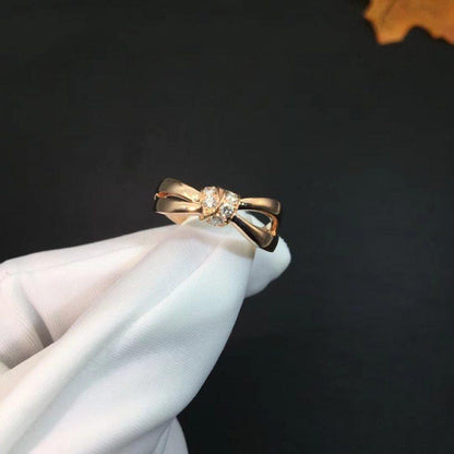 [Auream]LIENS RING PINK GOLD DIAMOND