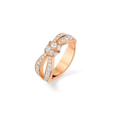 [Auream]LIENS PINK GOLD DIAMOND RING