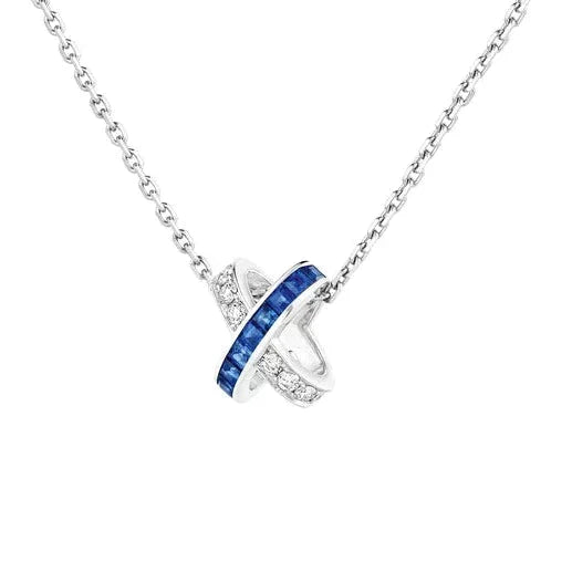 [Auream]LIENS DIAMOND SILVER NECKLACE