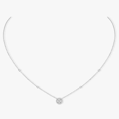 [Auream]Diamond Necklace 0,20ct Brilliant Shape Joy