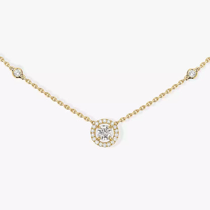 [Auream]Diamond Necklace 0,20ct Brilliant Shape Joy