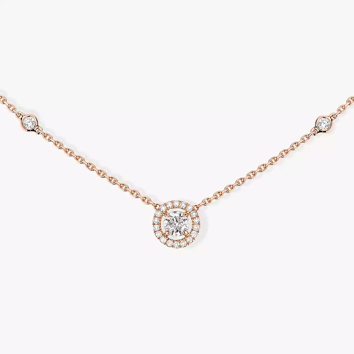 [Auream]Diamond Necklace 0,20ct Brilliant Shape Joy