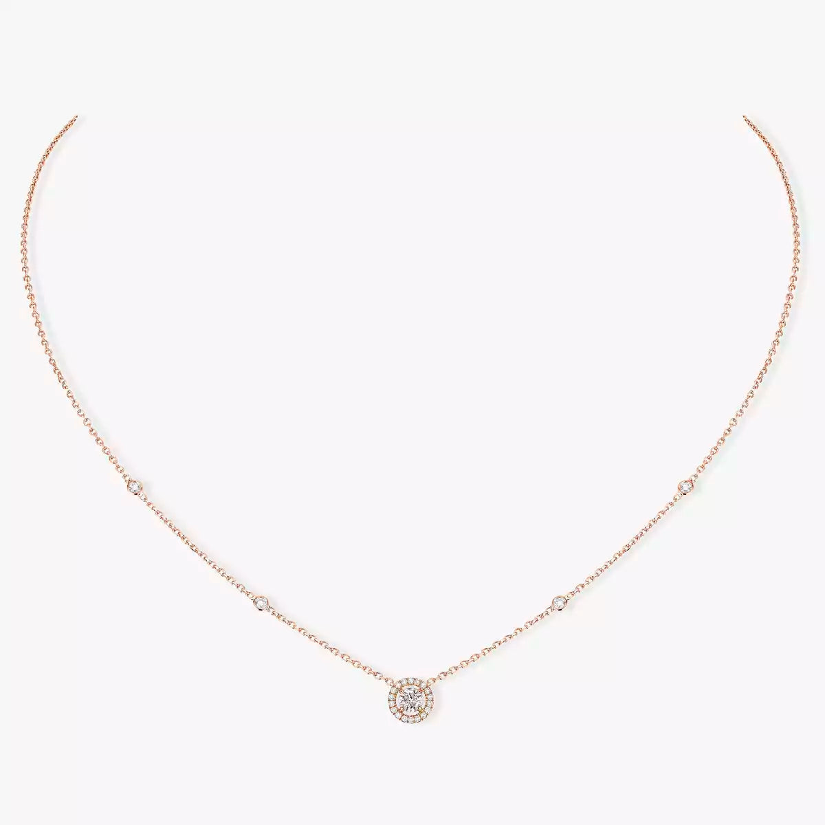 [Auream]Diamond Necklace 0,20ct Brilliant Shape Joy