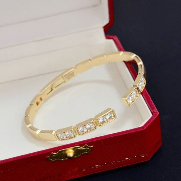[Auream jewelrys]LOVE DIAMOND OPEN  BRACELET