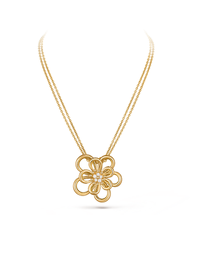 [Auream]Flowerlace Brooch Pendant