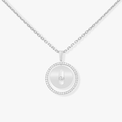 [Auream]Demo MOVE PM NECKLACE SILVER DIAMOND