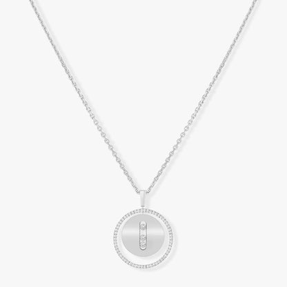 [Auream]Demo MOVE MM SILVER DIAMOND NECKLACE