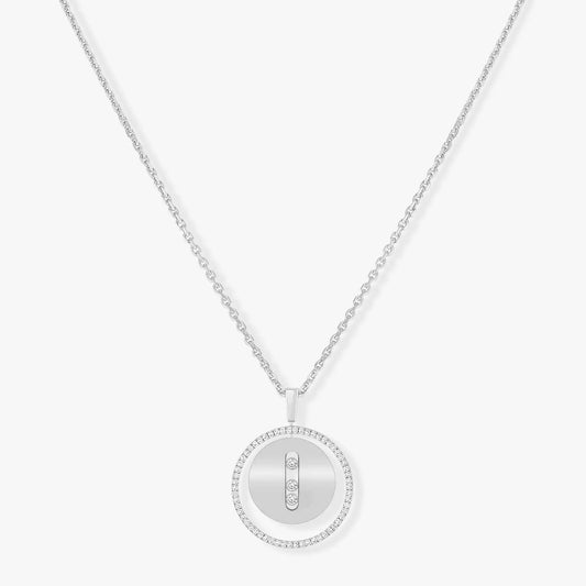 [Auream]Demo MOVE MM SILVER DIAMOND NECKLACE