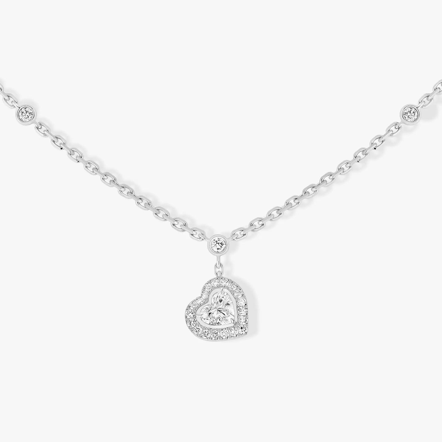 [Auream]JOY HEART DIAMOND NECKLACE