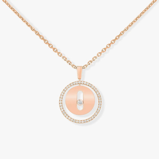 [Auream]Demo MOVE PM NECKLACE PINK GOLD DIAMOND